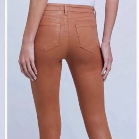 L' Agence Margot High Rise Coated Jean Size 25 NWT - Picture 2 of 2